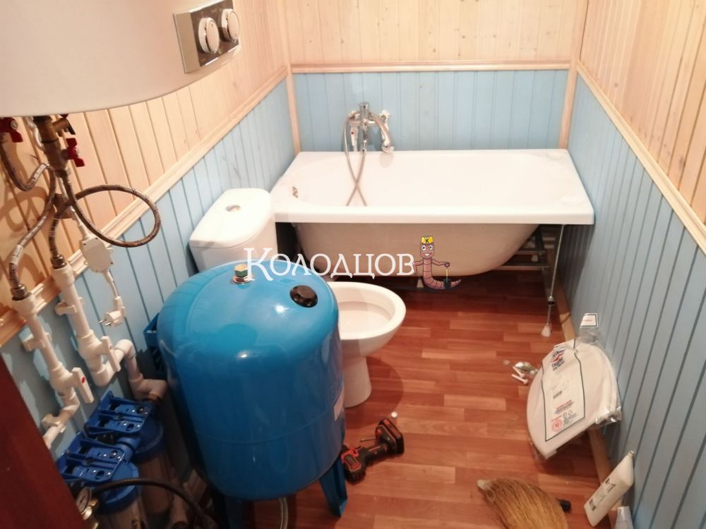 Наши работы: Монтаж источников в ванной комнате, Николаевское, июль 2020